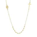 Collier chapelet or 9 carats 50 cm +5 cm 3.20 gr