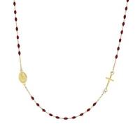 Collier chapelet or 9 carats 50 cm 1.5 gr