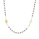 Collier chapelet or 9 carats 50 cm 1.5 gr