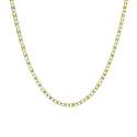 9 karaats goud ketting tweekleurig 50 cm 2.85gr 