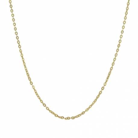 9 karaats goud ketting 50cm + 5 0.9gr 