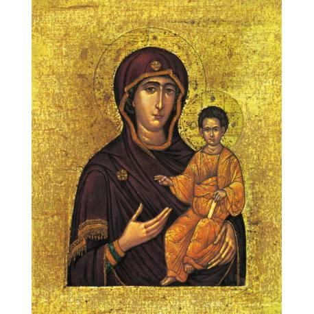 Poster 20 X 25 Cm Vierge + Enfant