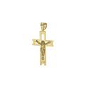 9 karaats goud kruisje 30 mm 0.9 gr 