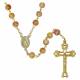 Rozenkrans op goud ketting 