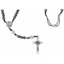 Chapelet de Saint-Benoit sur corde avec mousqueton