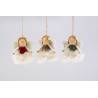 Engel van wol om te hangen 8cm 3 set 