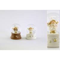 Boule de neige avec ange 6.5cm