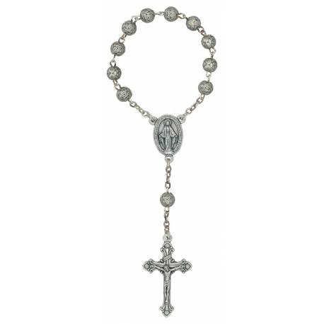 Tientje - Roosjes - Verzilverd 