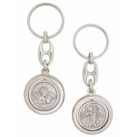 Porte-Clefs tournant - Ange / St Christophe