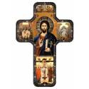 Ikoon 12 X 18 cm Kruis - Pantocrator 