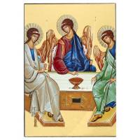 Icône 9.5 X 6.3 cm Sainte Trinité