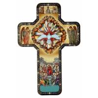Icône 12 X 18 cm Croix - Saint Esprit