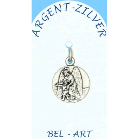 Médaille Argent - Ange Gardien - 16 mm