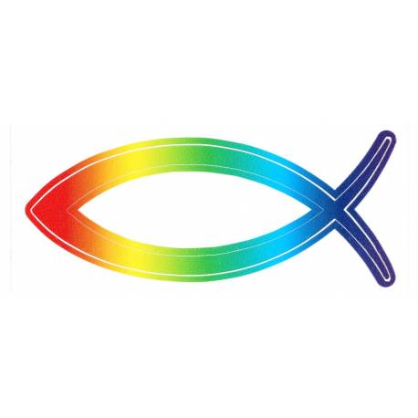 Zelfklever Vis Regenboogkleuren 