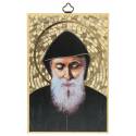 Cadre bois 10 X H15 cm Saint Charbel