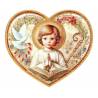 Cadre Communion en forme de coeur