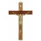 Croix Murale - 13 cm - Bois d'olivier