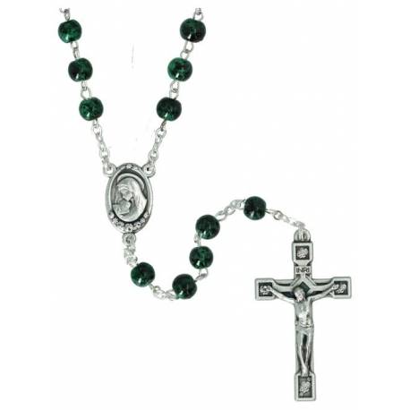 Rozenkrans Glas groen 