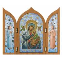 Drieluik 12 X H10 cm - OLV Altijddurende Bijstand 