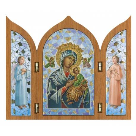 Triptyque 12 X H10 cm - Perpétuel Secours