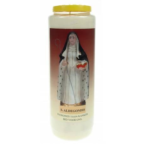 Noveenkaars / wit / H Aldegondis + Tekst NL 