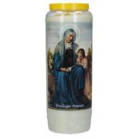 Noveenkaars / wit / H Anna - Tekst NL 