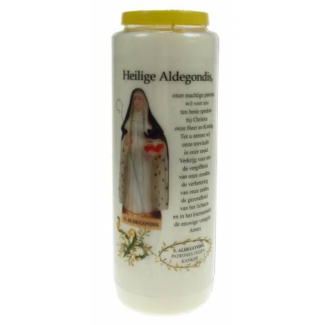 Neuvaine / blanc / Ste Aldegonde + Prière / Néerlandais