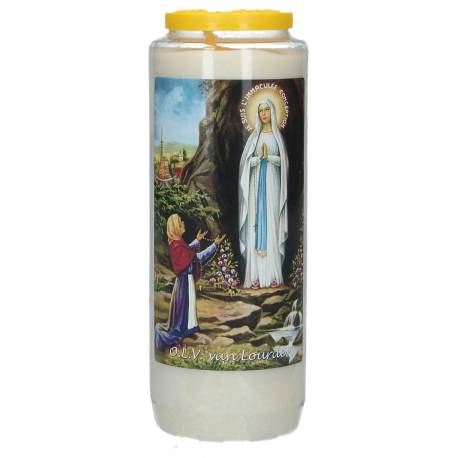 Neuvaine / blanc / Appar. Lourdes + Texte NL