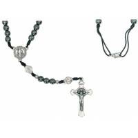 Chapelet de Saint-Benoit sur corde avec mousqueton