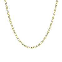 Chaine en or 9 carats bi-colore 60 cm 2.85gr