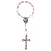 Dizainier/voiture Imit. nacre - Rose