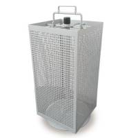 Tafeldisplaystandaard geperforeerd metaal - H 40 X 25 X 25 cm 