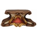 Console à poser en bois polychomré pour statue de 30 cm