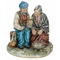 Group Old Man And Lady 