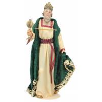 Crèche de Noël Heide Hannah : Roi debout - H 20 cm