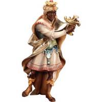 Houtsnijwerk Koning Gaspar voor kerstfiguren van 15 cm / Gekleurd 