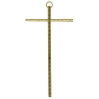 Kruisbeeld - 15 cm - Messing 