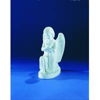 Ange - 25 cm - "Marbre" Blanc