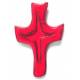 Croix Céramique - 21 X 13 cm - Rouge