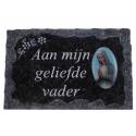 Plaque Cimetiere Aan Mijn Geliefde Vader 9x14