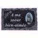 Plaque Cimetiere A Ma Soeur Bien-Aimee 9x14