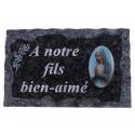 Plaque Cimetiere A Notre Fils Bien-Aime 9x14