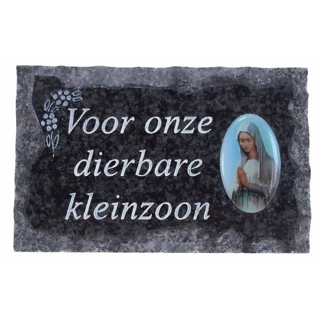 Grafplaat 9x14 Voor Onze Dierbare Kleinzoon 