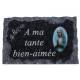Plaque Cimetiere A Ma Tante Bien-Aimee 9x14