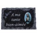 Plaque Cimetiere A Ma Tante Bien-Aimee 9x14