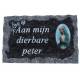 Grafplaat 9x14 Aan Mijn Dierbare Peter 