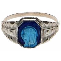 Bague Argent Tête de Vierge