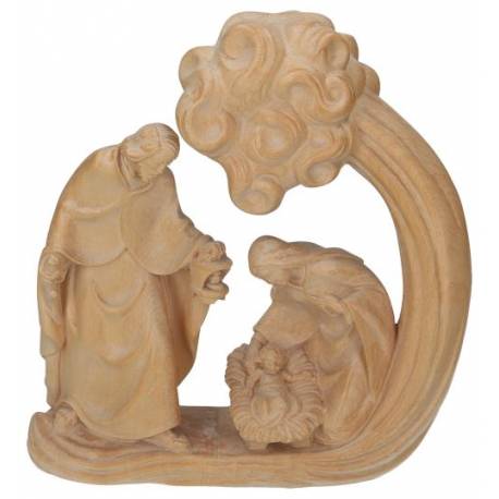 Houtsnijwerk H Familie 25 Cm Natuur 