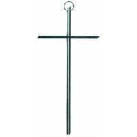 Kruisbeeld - 20 cm - Metaal vernikkeld 