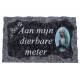 Grafplaat 9x14 Aan Mijn Dierbare Meter 